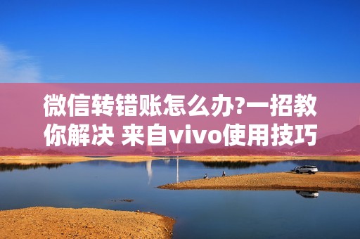 微信转错账怎么办?一招教你解决 来自vivo使用技巧 